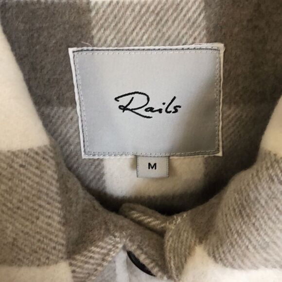 Rails Steffi Plaid Flannel Jacket NWOT - Picture 6 of 15